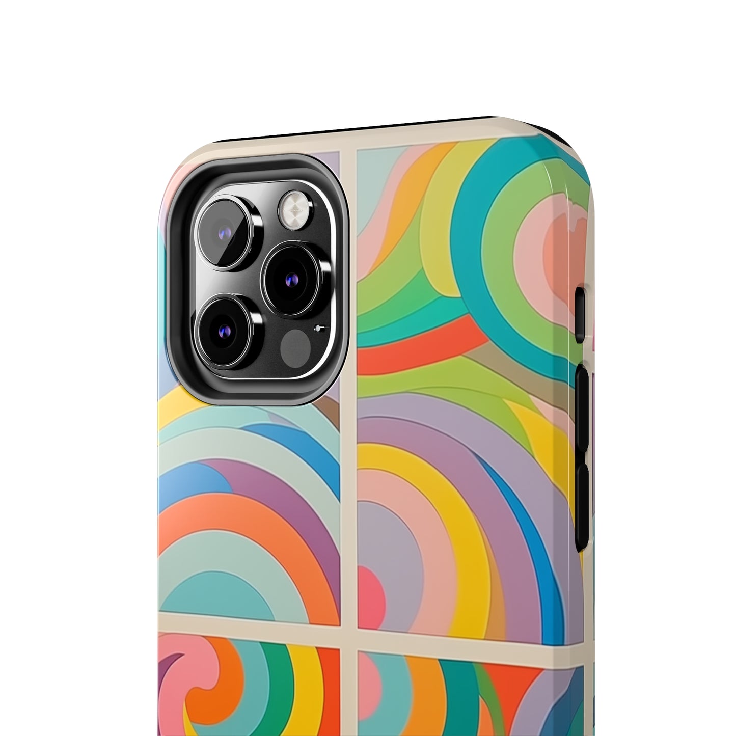 Abstract Colorful Lines #03, iPhone 7, 8, X, 11, 12, 13, 14, 15+ case.