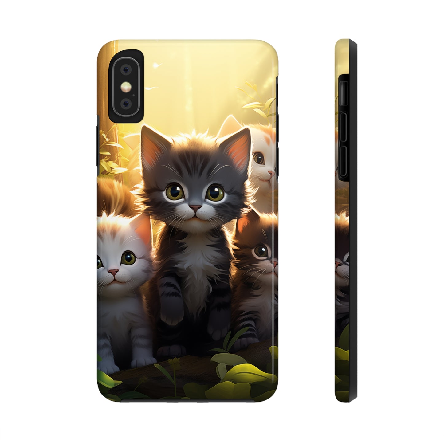 Kittens #02, iPhone 7, 8, X, 11, 12, 13, 14, 15+ case.