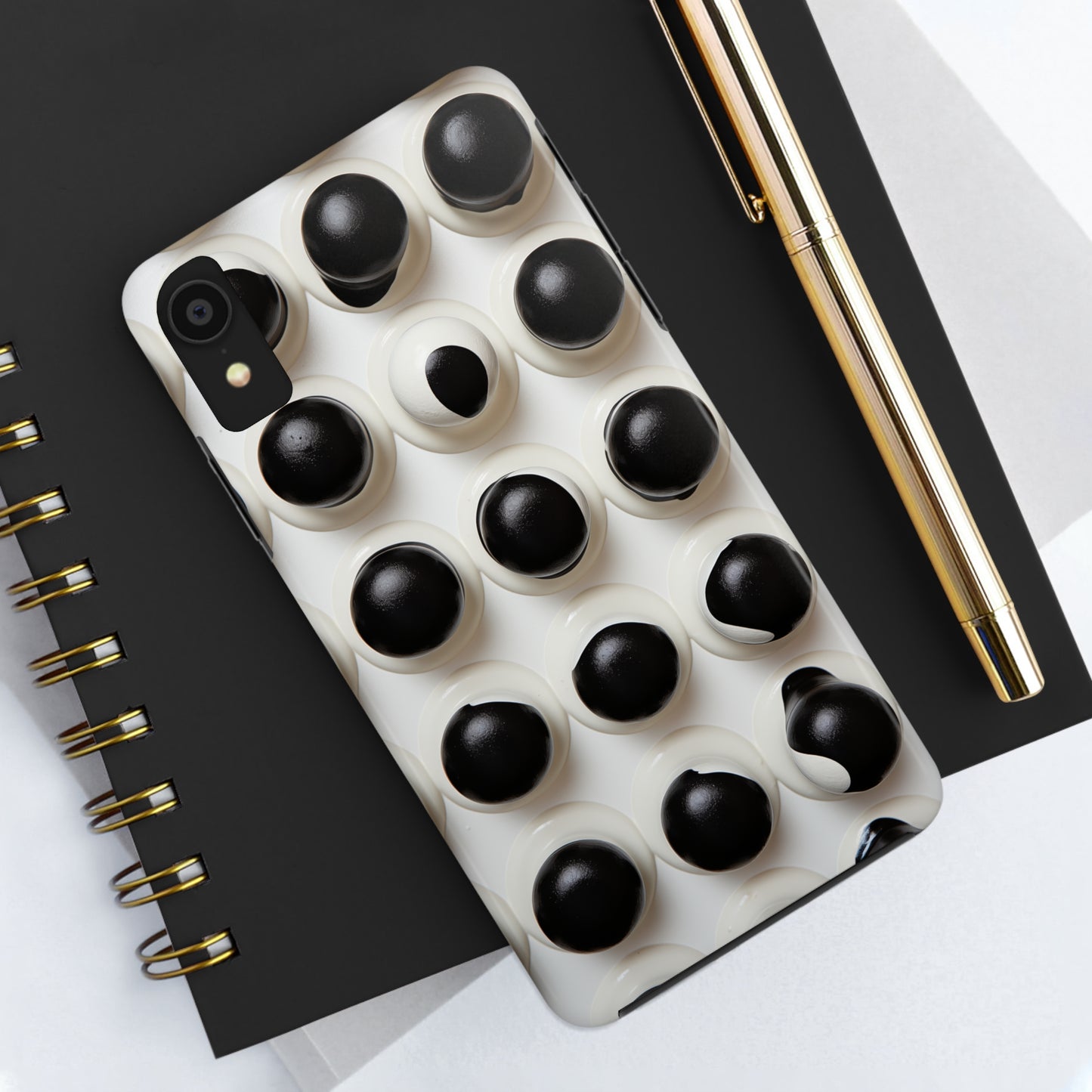 Dots, iPhone 7, 8, X, 11, 12, 13, 14, 15+ case.