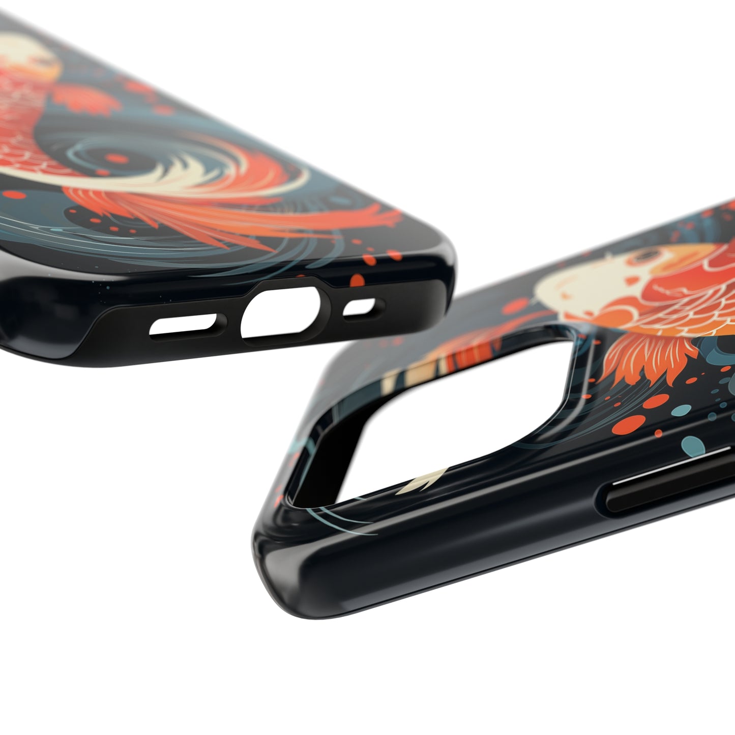 Koi fish #04, iPhone 7, 8, X, 11, 12, 13, 14, 15+ case.