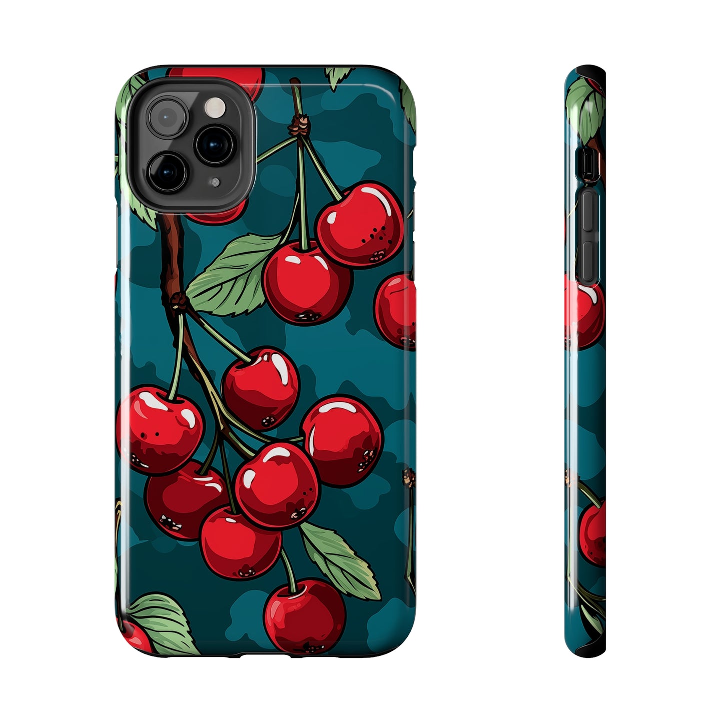 Cherries #10, iPhone 7, 8, X, 11, 12, 13, 14, 15+ case.