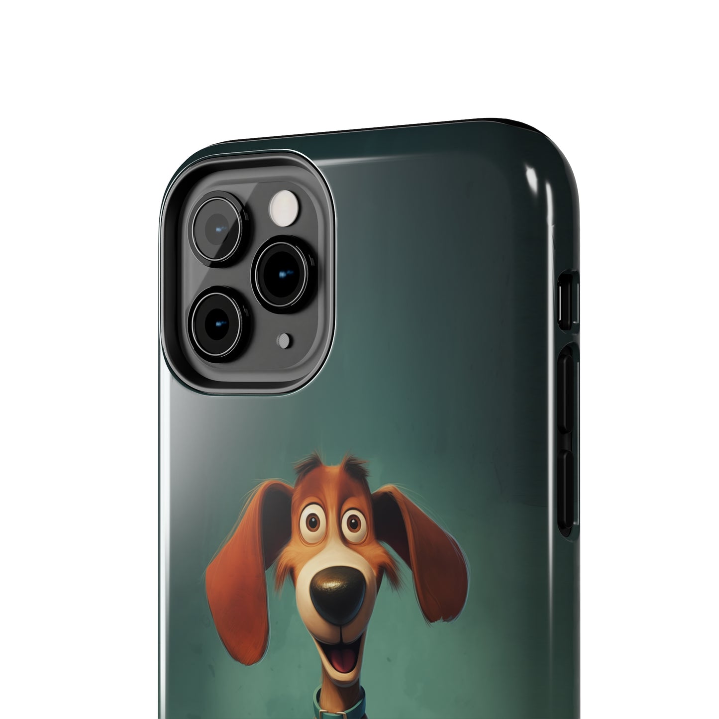 Hux, Cartoon Dog, iPhone 7, 8, X, 11, 12, 13, 14, 15+ case.