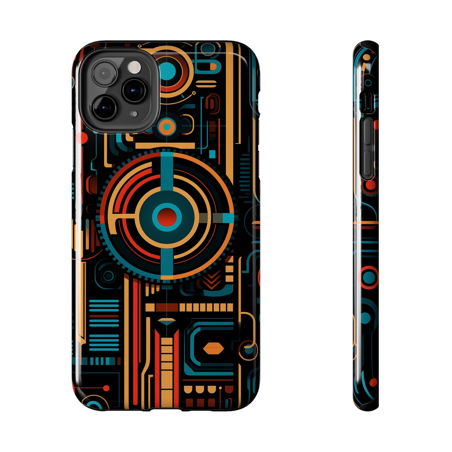 Futuristic #05, iPhone 7, 8, X, 11, 12, 13, 14, 15+ case.