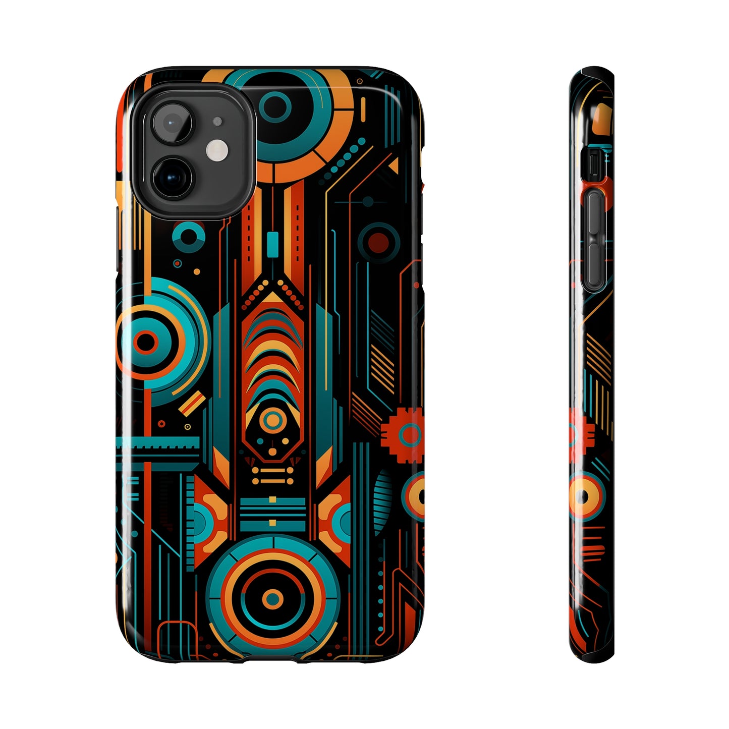 Futuristic #07, iPhone 7, 8, X, 11, 12, 13, 14, 15+ case.