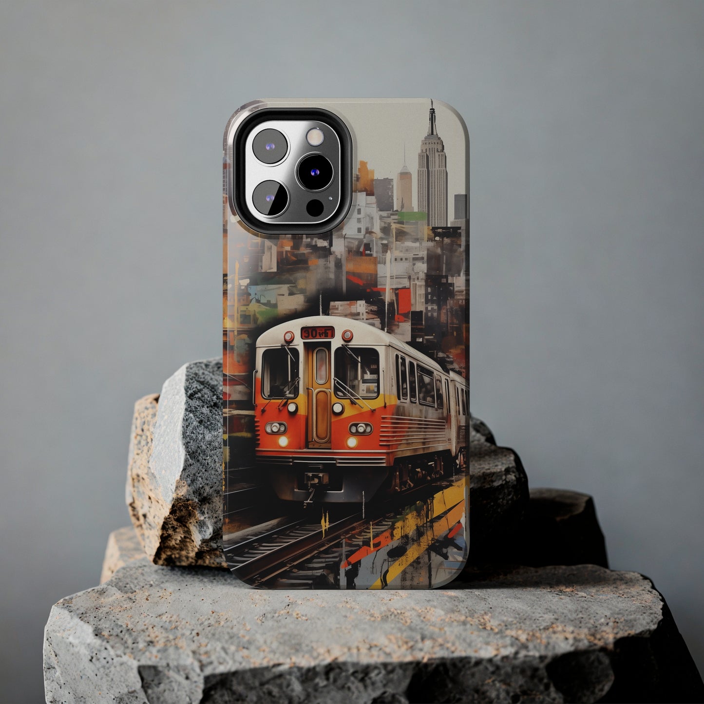 New York City, subway, iPhone 7, 8, X, 11, 12, 13, 14, 15+ case.