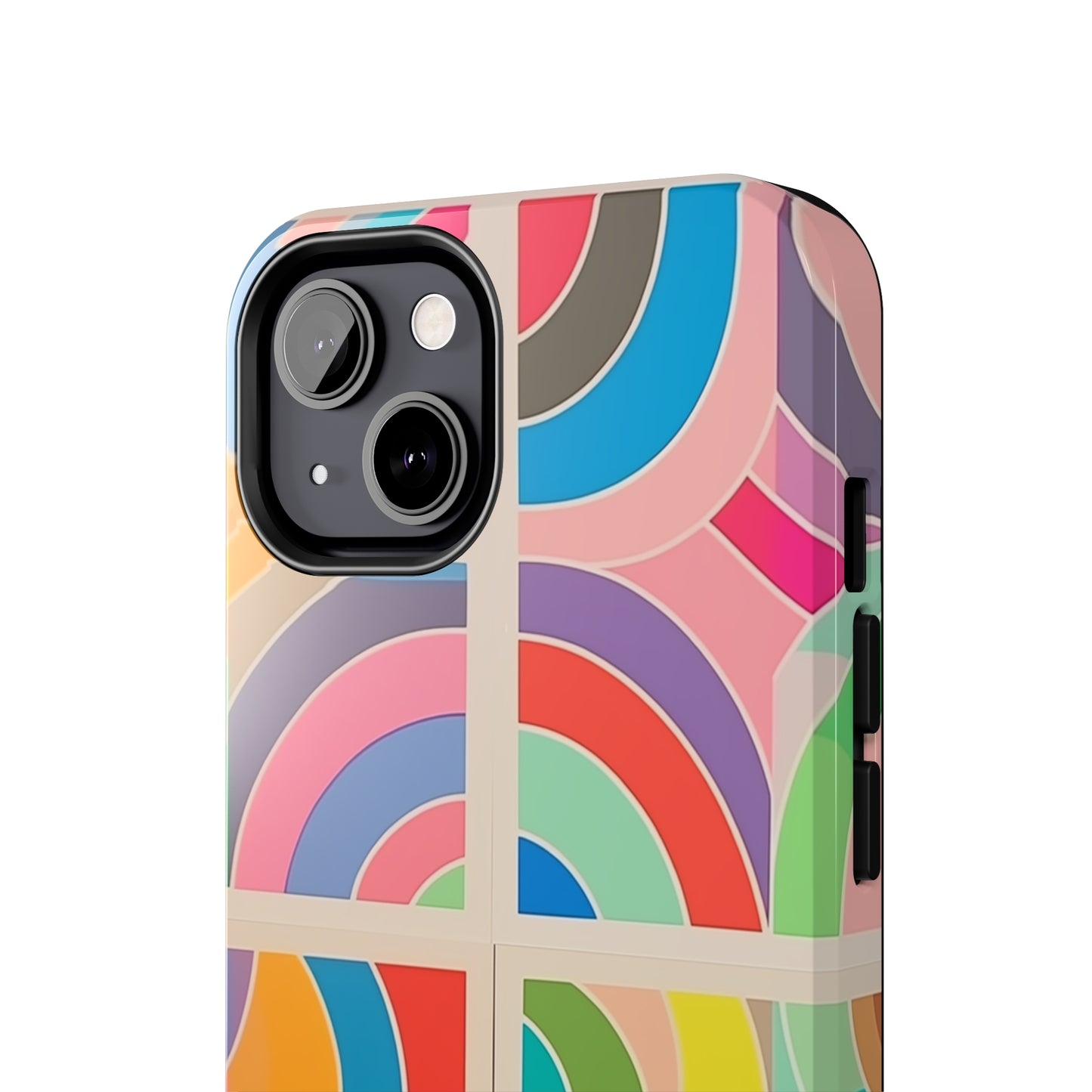 Abstract Colorful Lines, iPhone 7, 8, X, 11, 12, 13, 14, 15+ case.