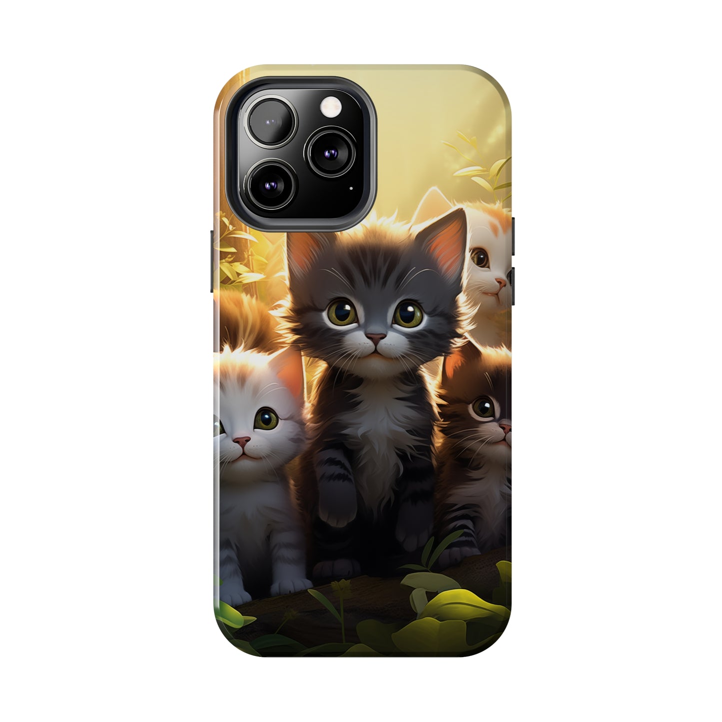 Kittens #02, iPhone 7, 8, X, 11, 12, 13, 14, 15+ case.