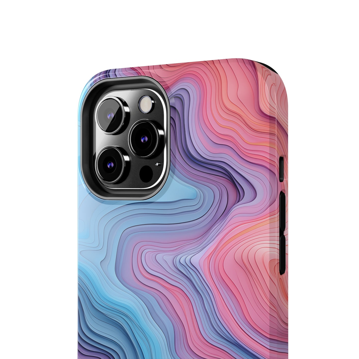 Topographical, iPhone 7, 8, X, 11, 12, 13, 14, 15+ case.