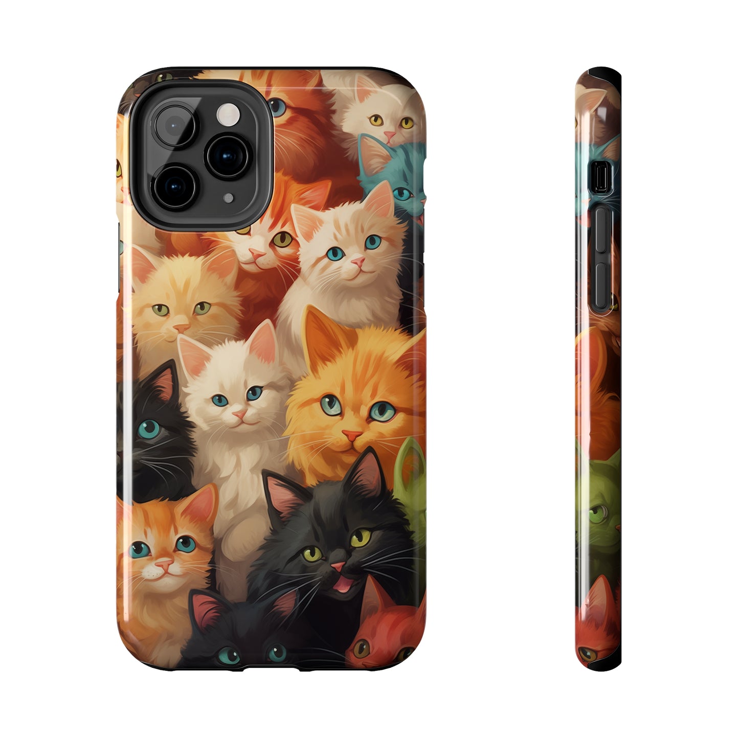 Kittens, iPhone 7, 8, X, 11, 12, 13, 14, 15+ case.