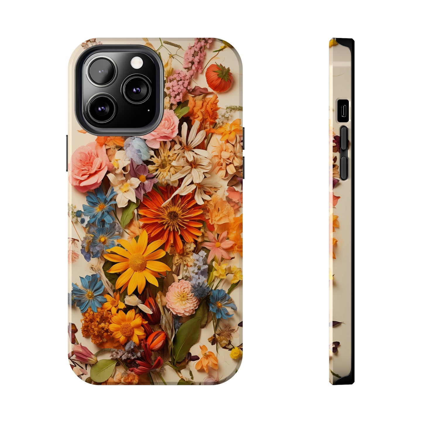 Dried Flowers #03, iPhone 7, 8, X, 11, 12, 13, 14, 15+ case.