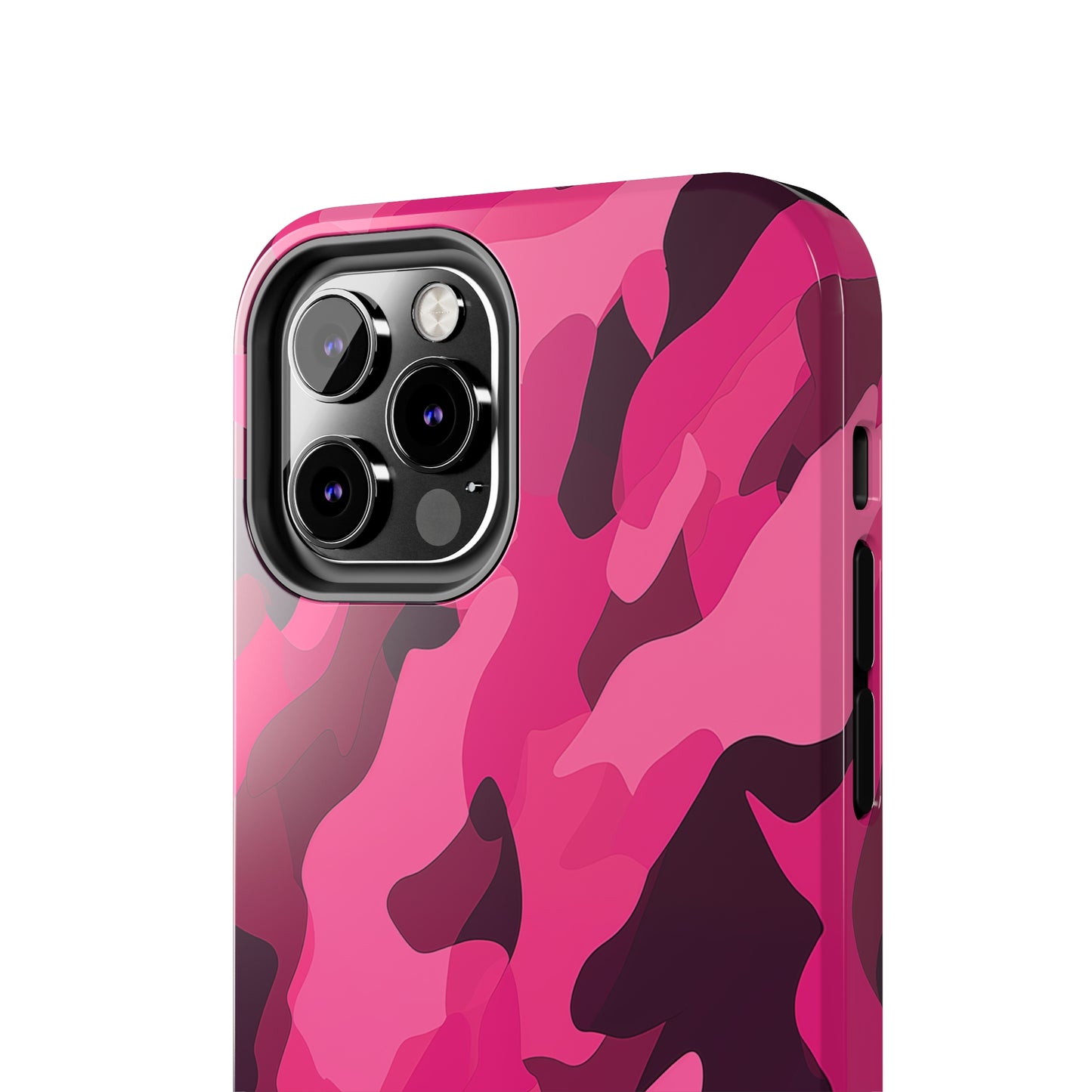 Pink Camouflage, iPhone 7, 8, X, 11, 12, 13, 14, 15+ case.