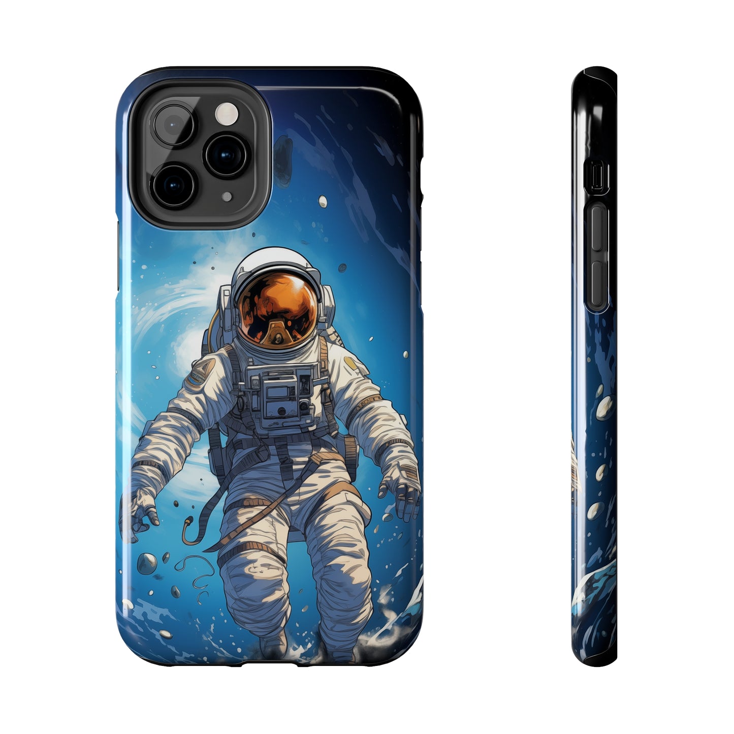 Astronaut #02, iPhone 7, 8, X, 11, 12, 13, 14, 15+ case.