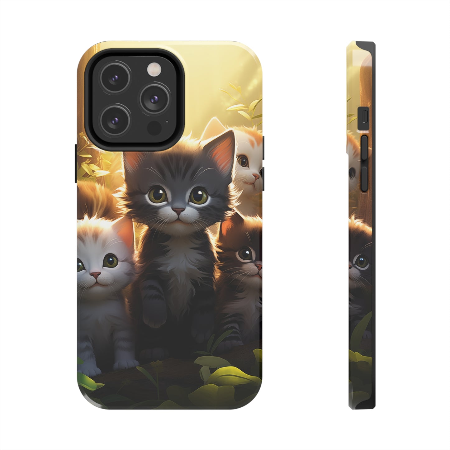 Kittens #02, iPhone 7, 8, X, 11, 12, 13, 14, 15+ case.