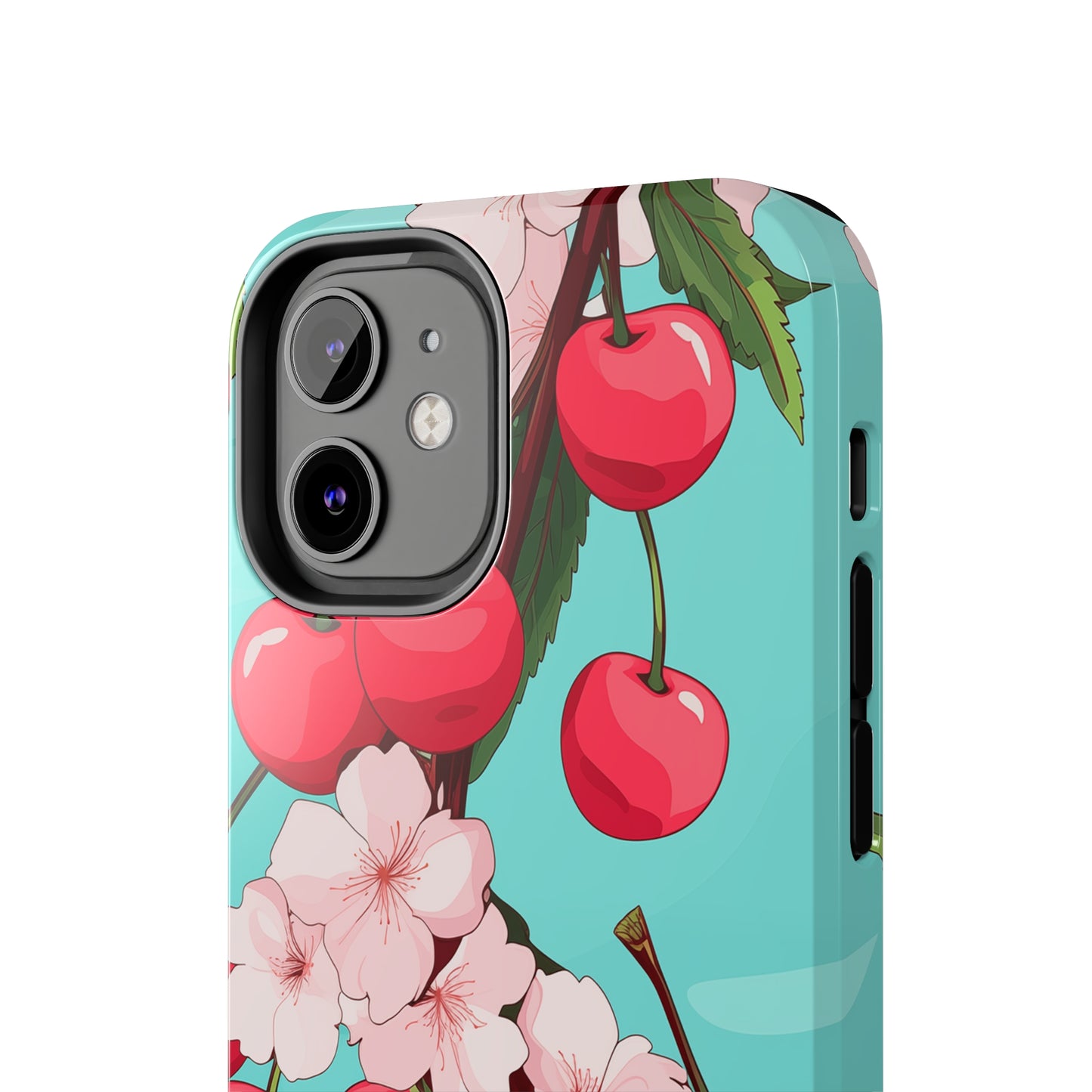 Cherries #06, iPhone 7, 8, X, 11, 12, 13, 14, 15+ case.