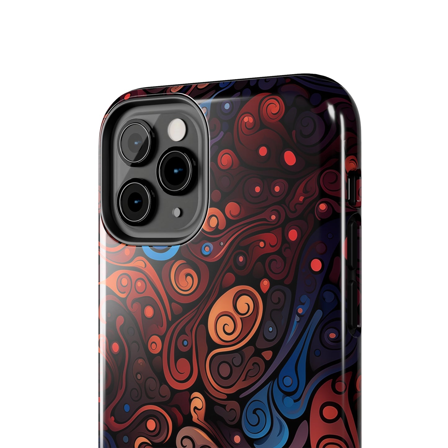 Abstract Colorful Swirls #04, iPhone 7, 8, X, 11, 12, 13, 14, 15+ case.