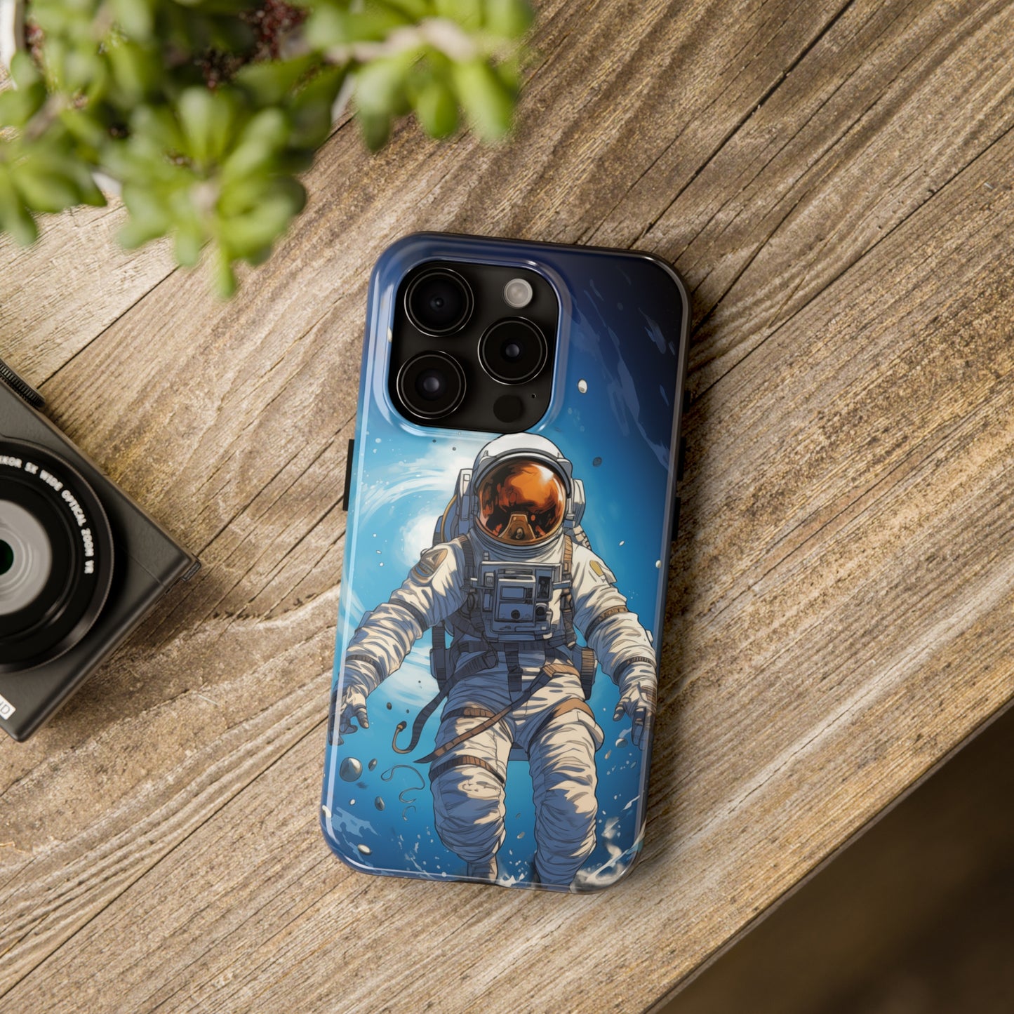 Astronaut #02, iPhone 7, 8, X, 11, 12, 13, 14, 15+ case.