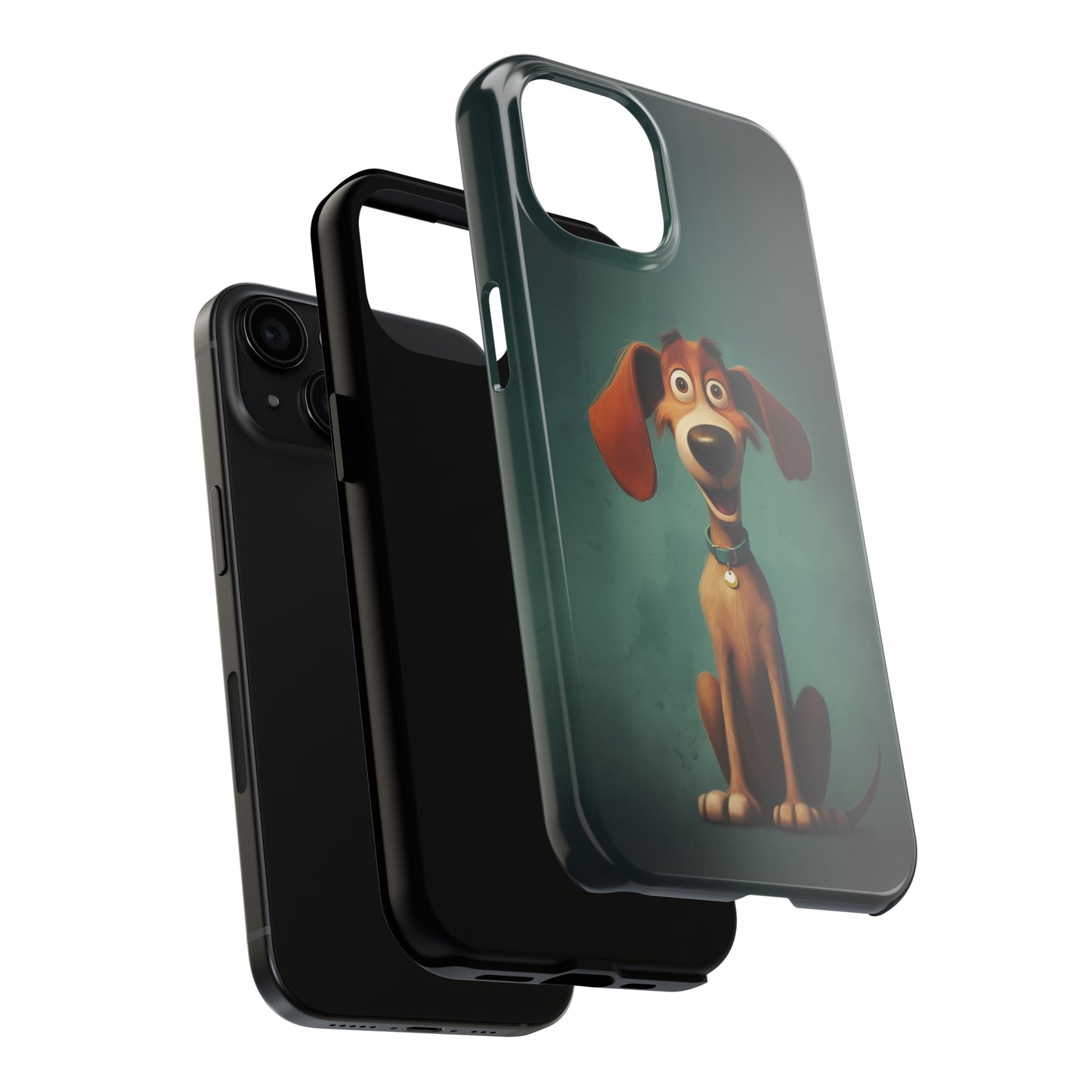 Hux, Cartoon Dog, iPhone 7, 8, X, 11, 12, 13, 14, 15+ case.