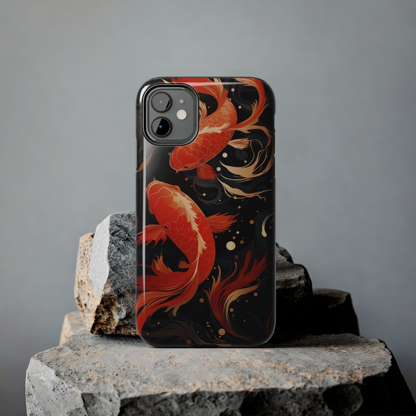 Koi fish #03, iPhone 7, 8, X, 11, 12, 13, 14, 15+ case.