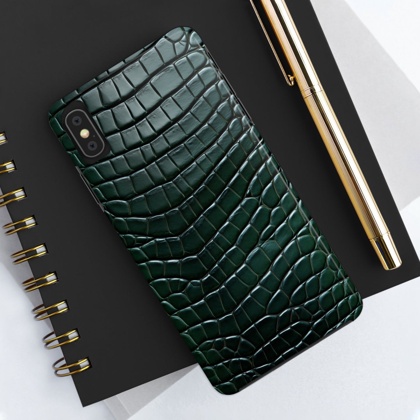 Alligator skin #03, iPhone 7, 8, X, 11, 12, 13, 14, 15+ case.