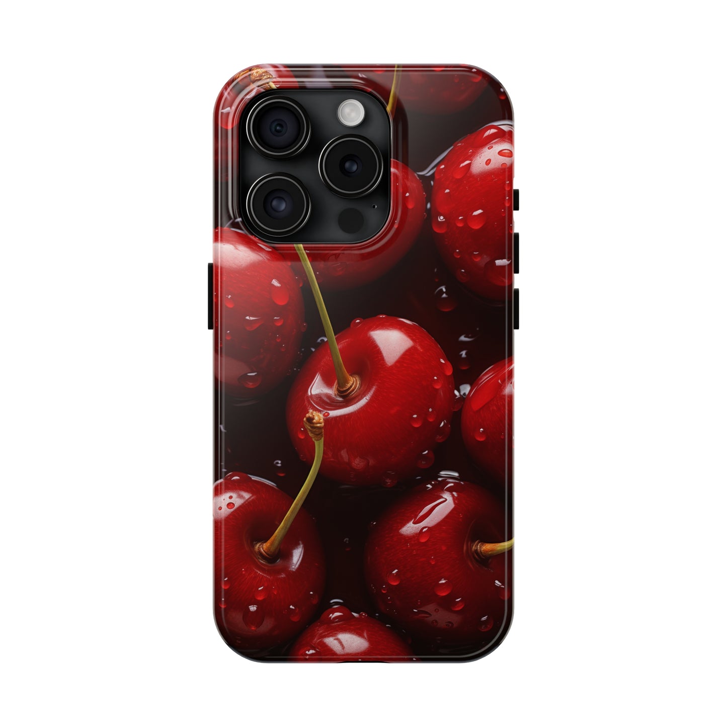 Cherries #07, iPhone 7, 8, X, 11, 12, 13, 14, 15+ case.