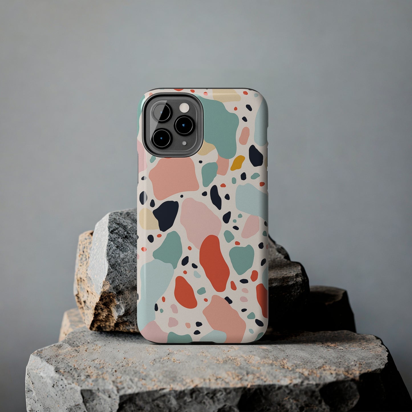 Terrazzo, iPhone 7, 8, X, 11, 12, 13, 14, 15+ case.