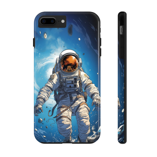 Astronaut #02, iPhone 7, 8, X, 11, 12, 13, 14, 15+ case.