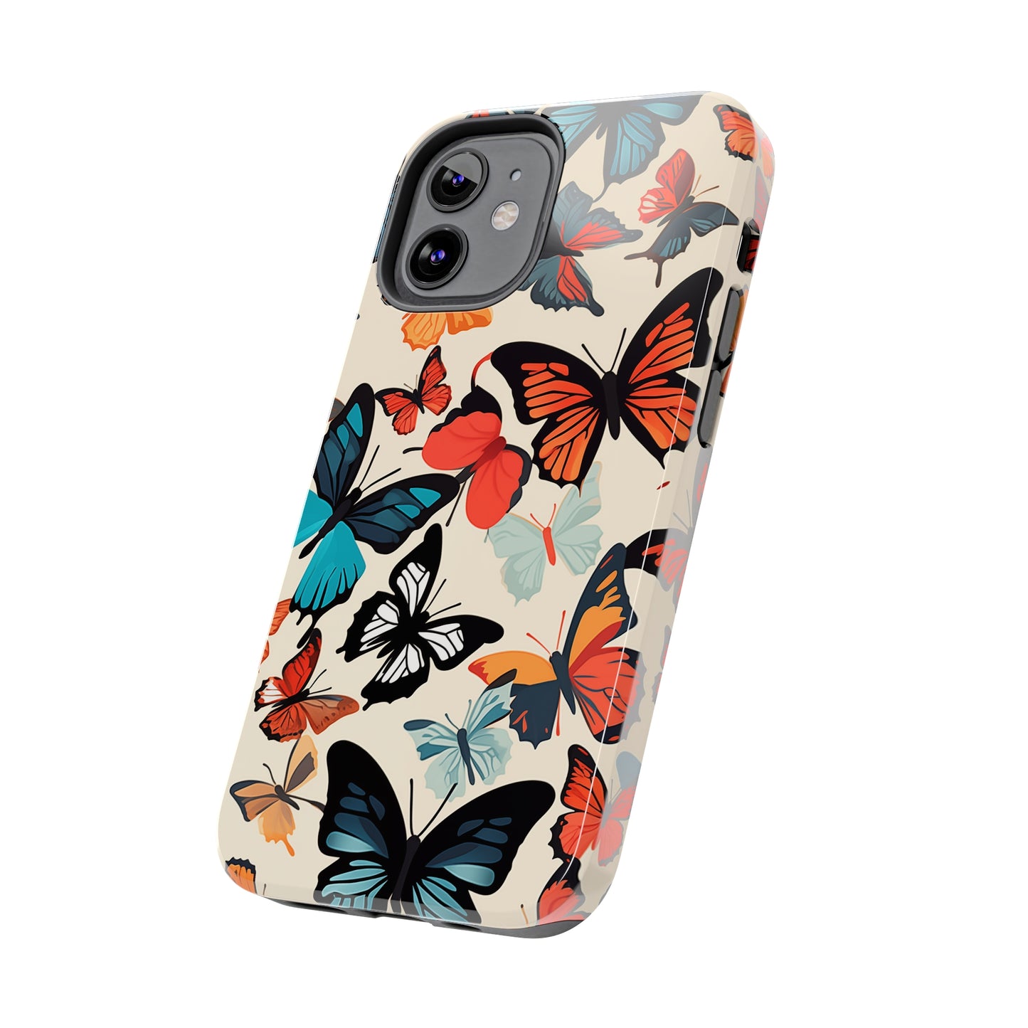 Butterflies #02, iPhone 7, 8, X, 11, 12, 13, 14, 15+ case.