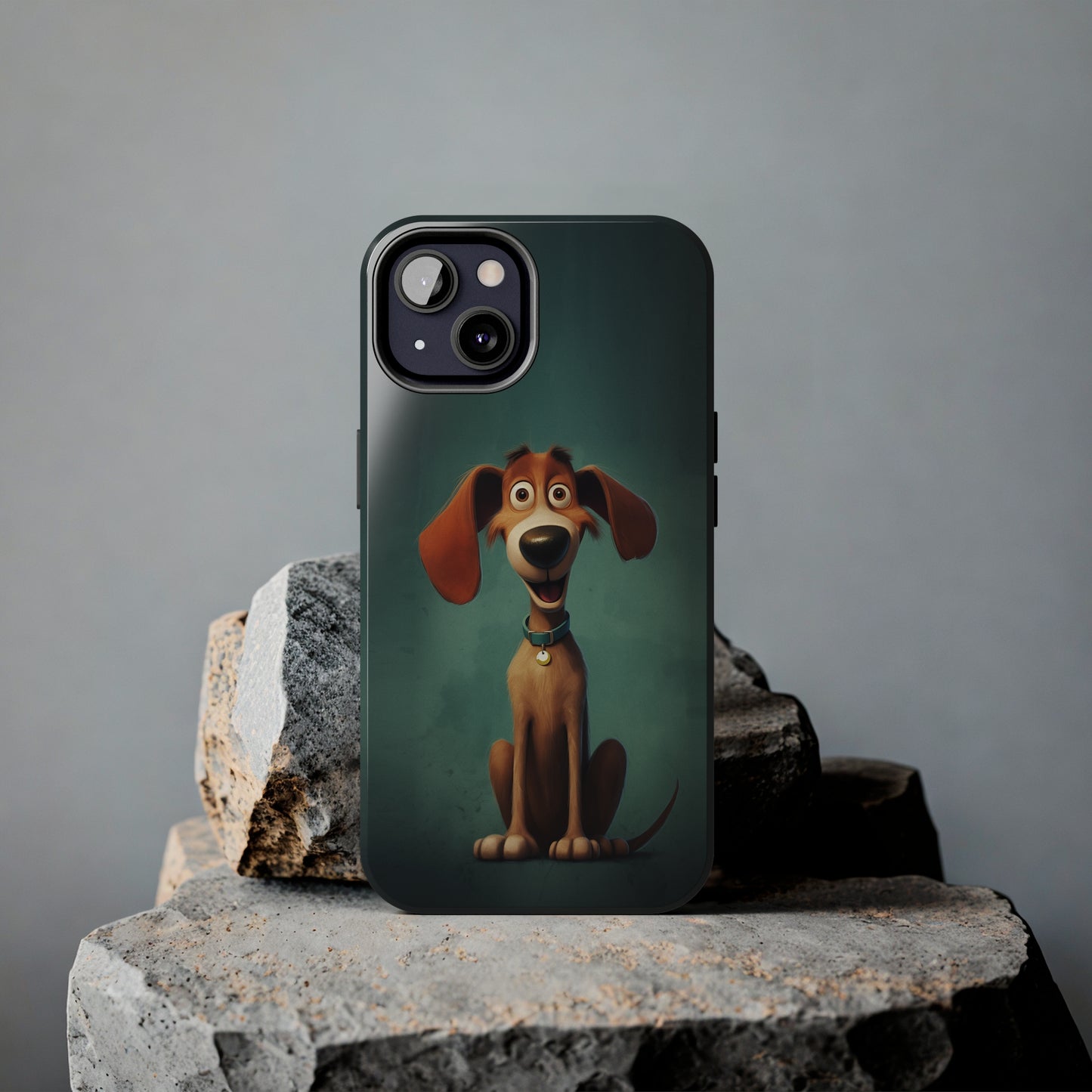 Hux, Cartoon Dog, iPhone 7, 8, X, 11, 12, 13, 14, 15+ case.