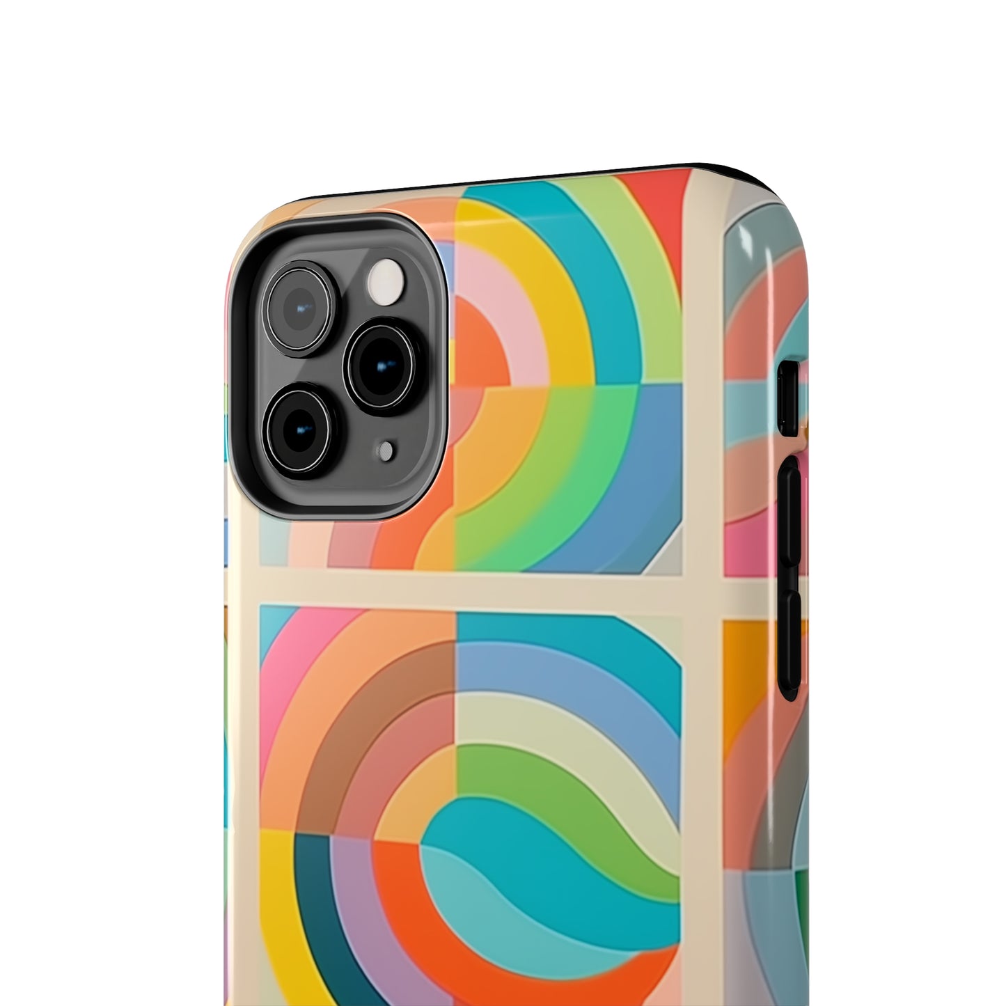 Abstract Colorful Lines #02, iPhone 7, 8, X, 11, 12, 13, 14, 15+ case.