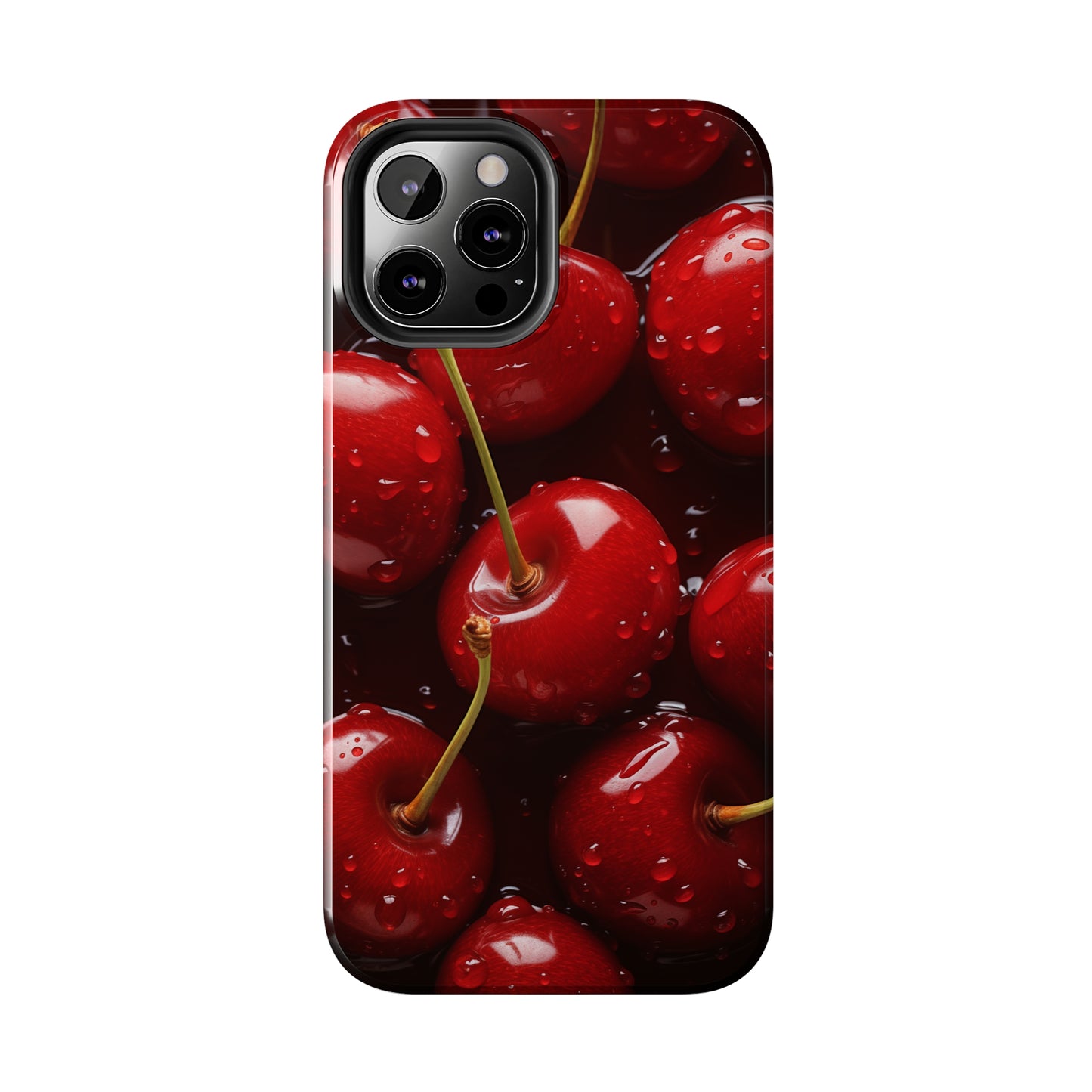 Cherries #07, iPhone 7, 8, X, 11, 12, 13, 14, 15+ case.