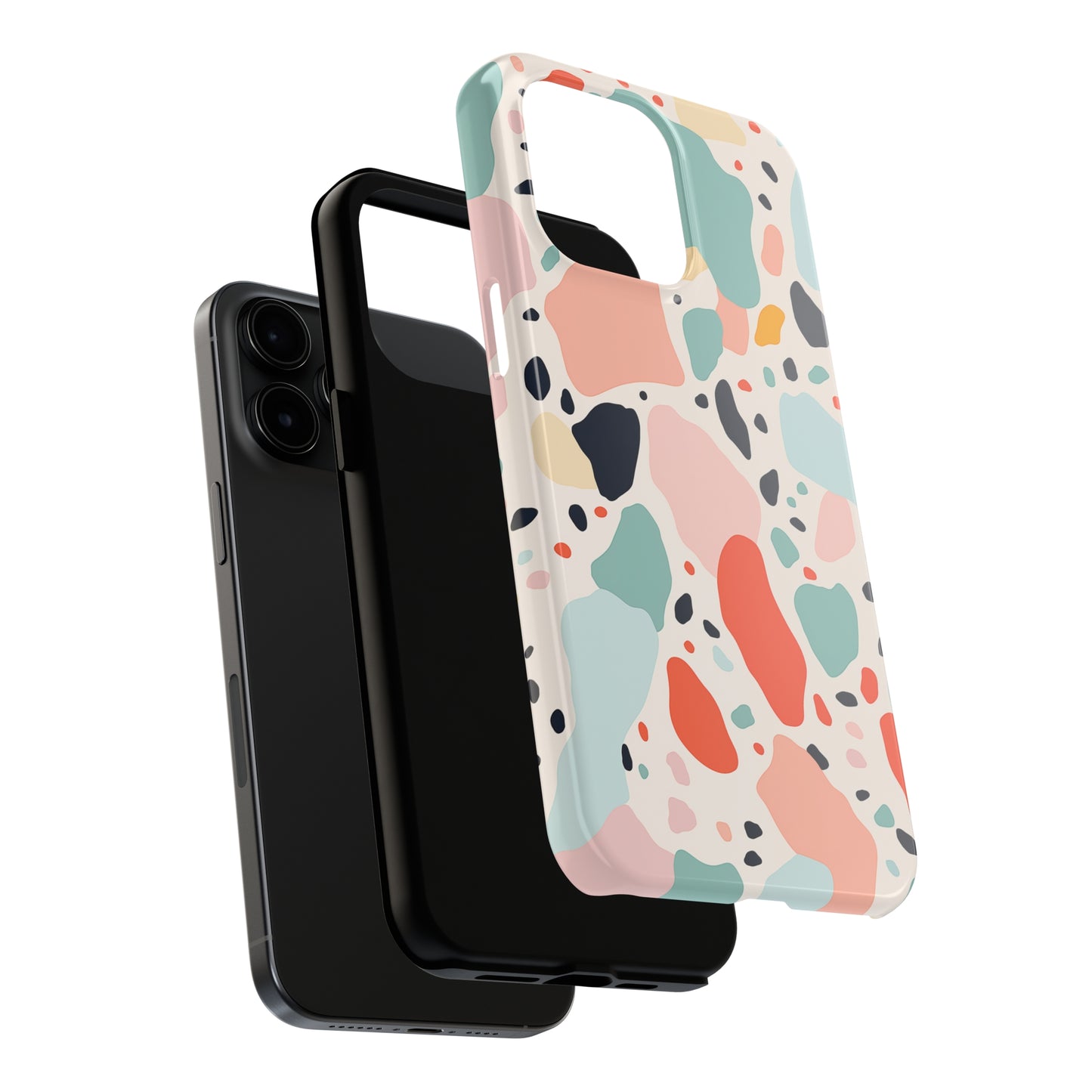 Terrazzo, iPhone 7, 8, X, 11, 12, 13, 14, 15+ case.