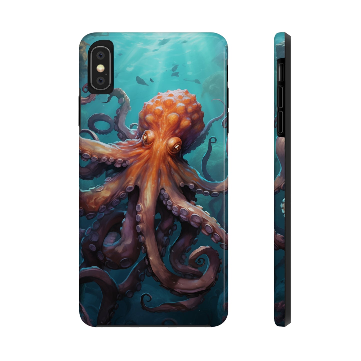 Octopus #02, iPhone 7, 8, X, 11, 12, 13, 14, 15+ case.