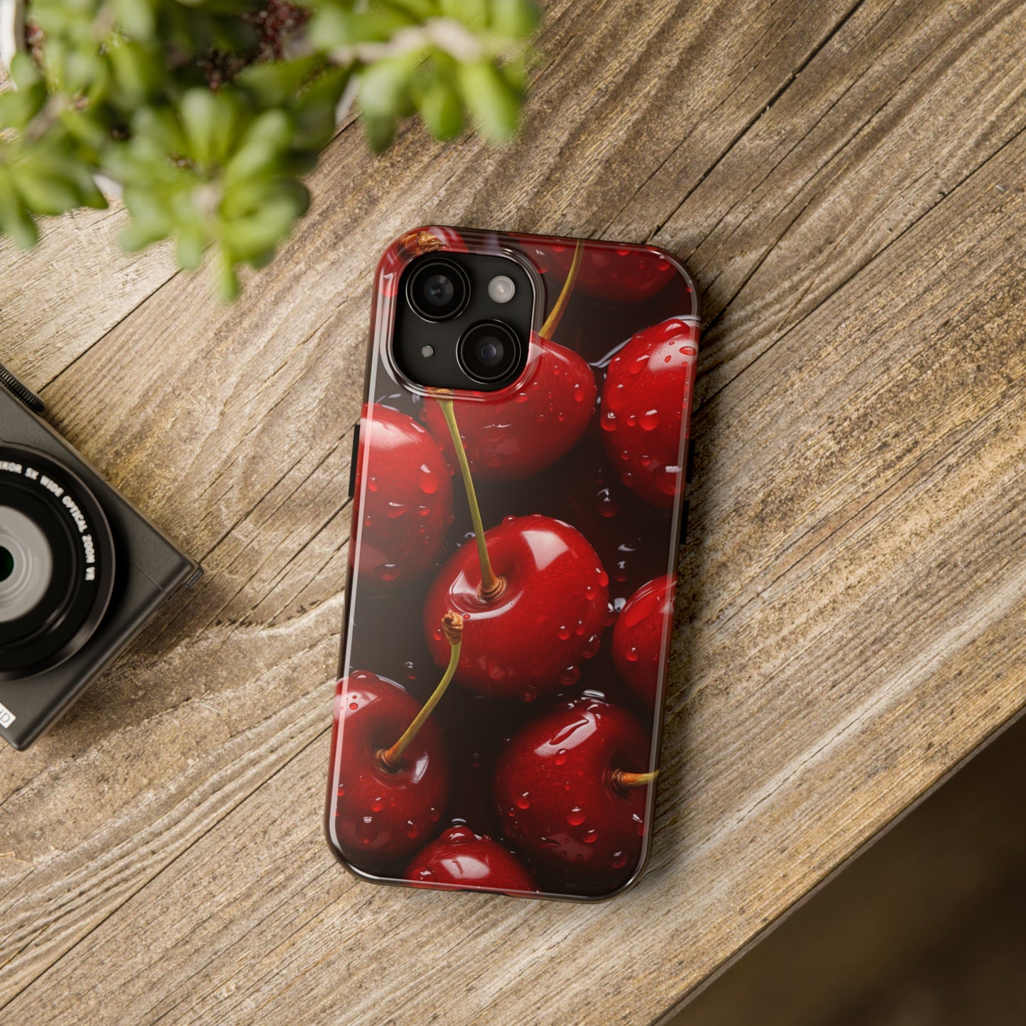 Cherries #07, iPhone 7, 8, X, 11, 12, 13, 14, 15+ case.