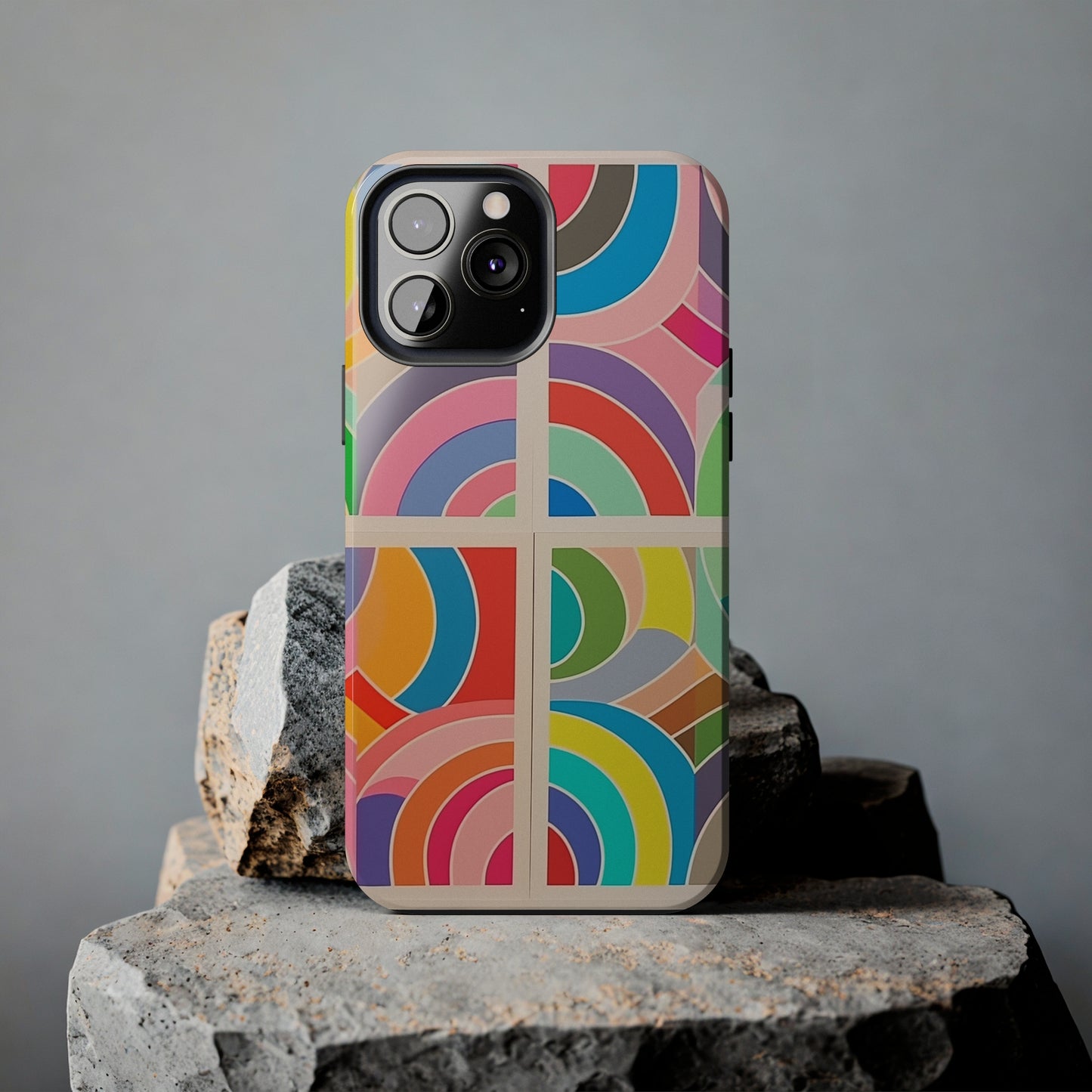 Abstract Colorful Lines, iPhone 7, 8, X, 11, 12, 13, 14, 15+ case.