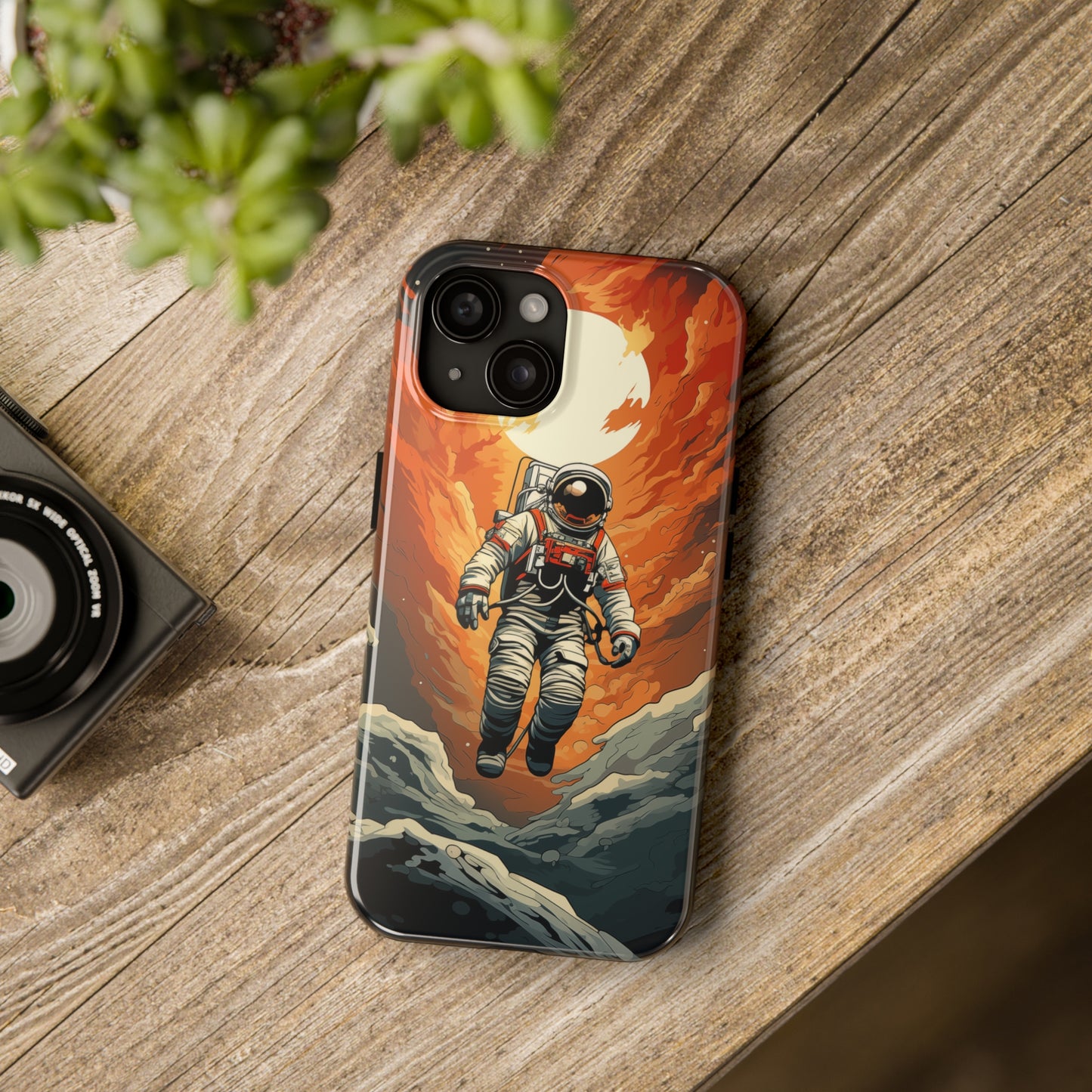 Astronaut #03, iPhone 7, 8, X, 11, 12, 13, 14, 15+ case.