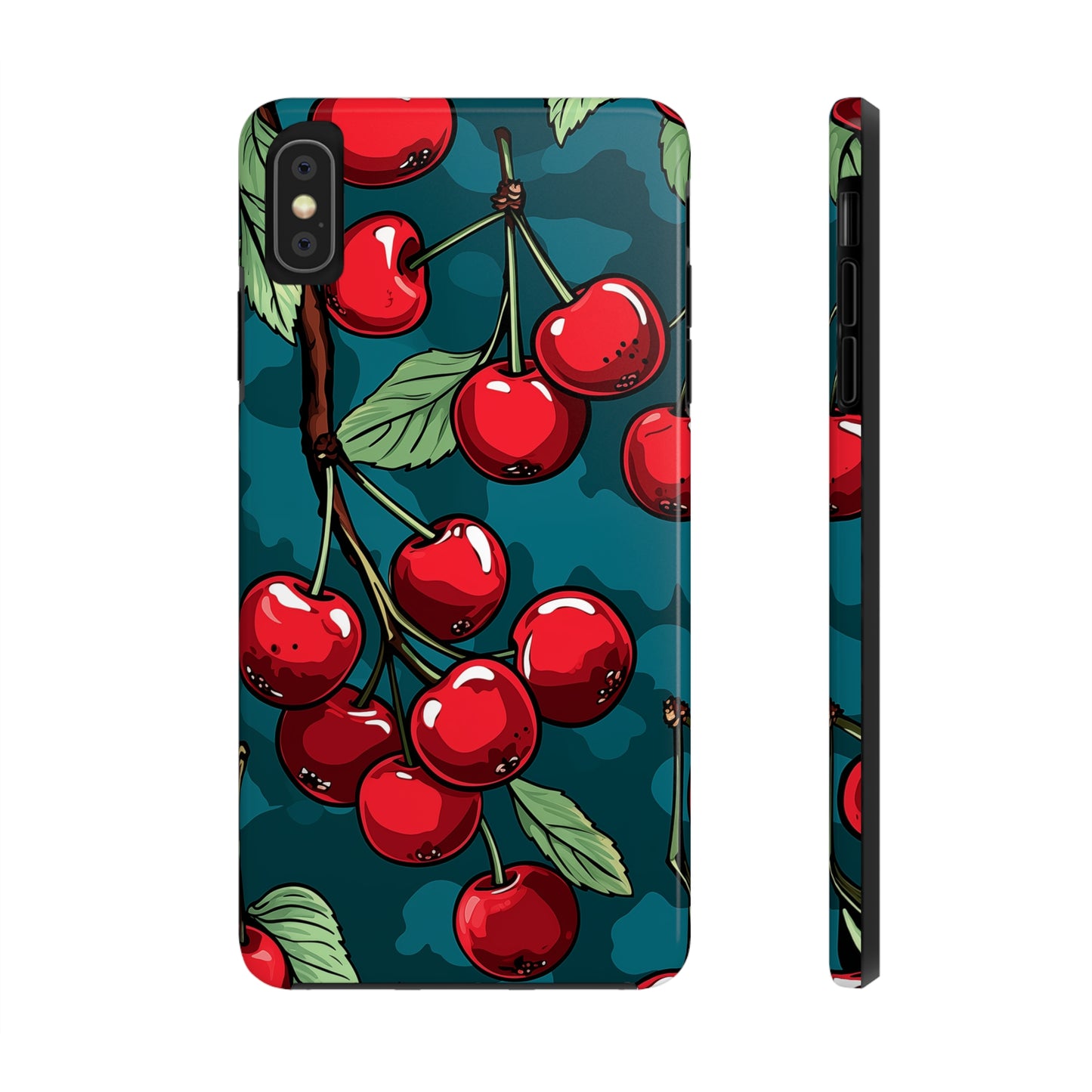 Cherries #10, iPhone 7, 8, X, 11, 12, 13, 14, 15+ case.