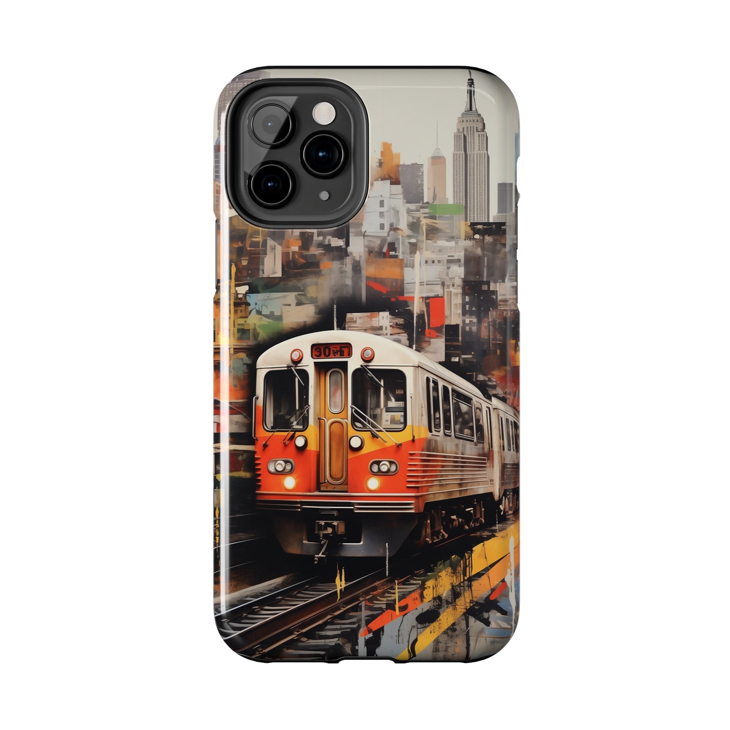 New York City, subway, iPhone 7, 8, X, 11, 12, 13, 14, 15+ case.