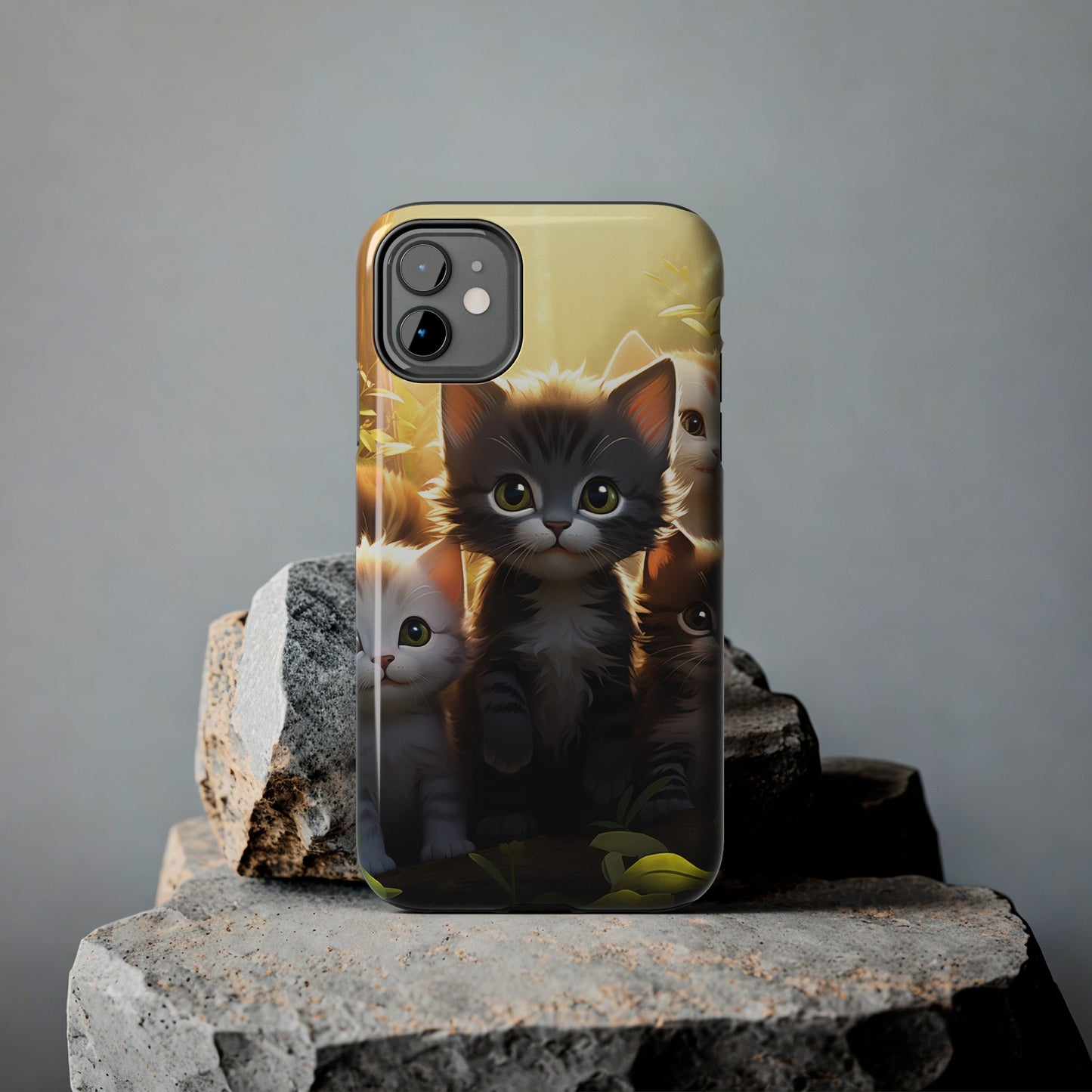 Kittens #02, iPhone 7, 8, X, 11, 12, 13, 14, 15+ case.