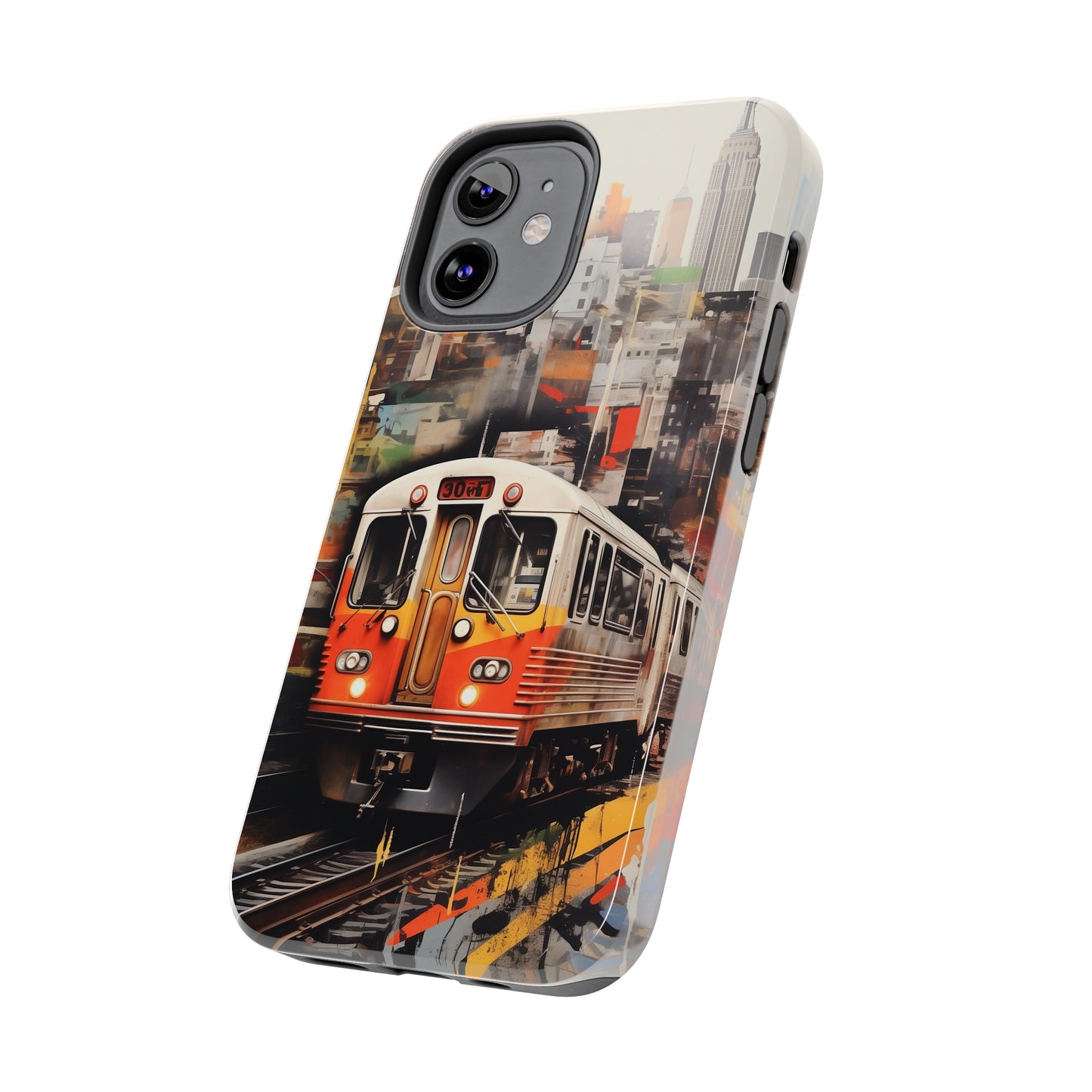 New York City, subway, iPhone 7, 8, X, 11, 12, 13, 14, 15+ case.