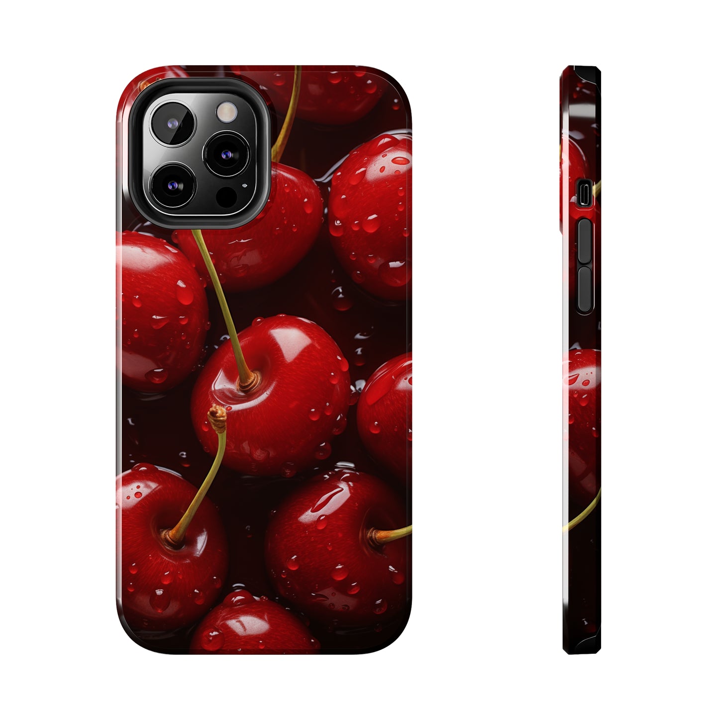 Cherries #07, iPhone 7, 8, X, 11, 12, 13, 14, 15+ case.