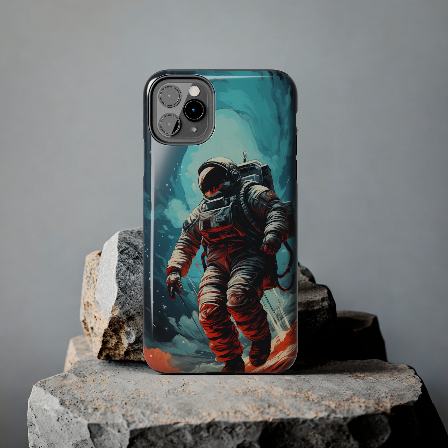 Astronaut #01, iPhone 7, 8, X, 11, 12, 13, 14, 15+ case.