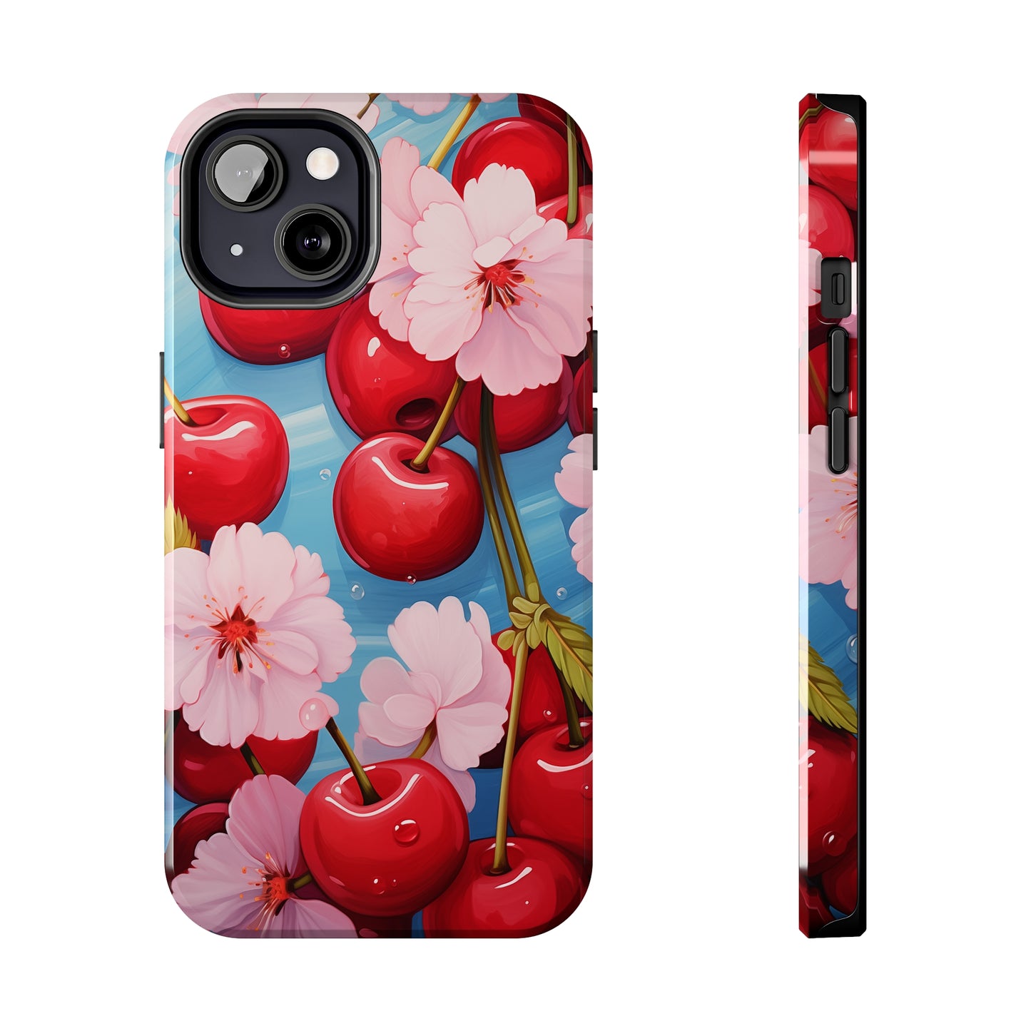 Cherries #04, iPhone 7, 8, X, 11, 12, 13, 14, 15+ case.