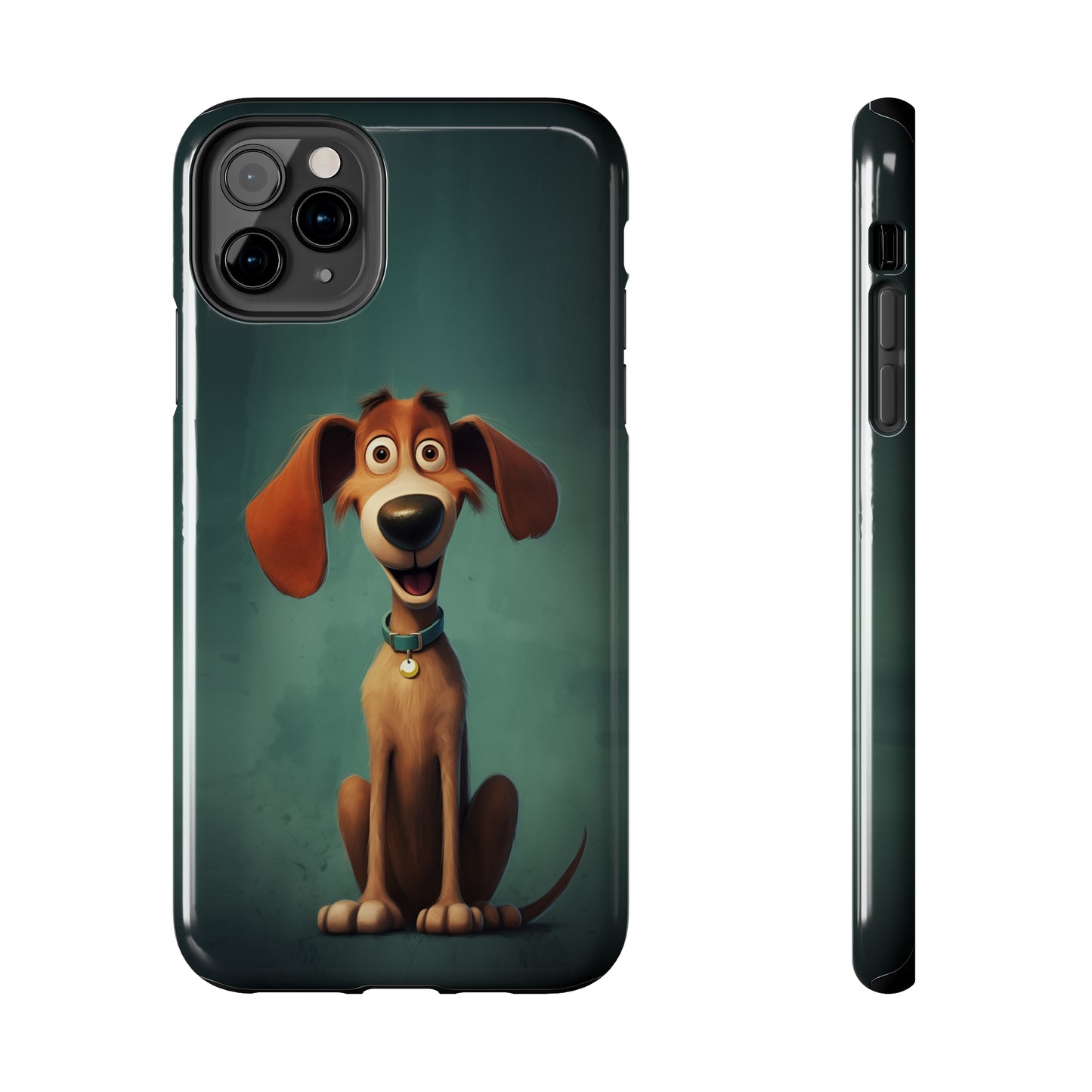 Hux, Cartoon Dog, iPhone 7, 8, X, 11, 12, 13, 14, 15+ case.