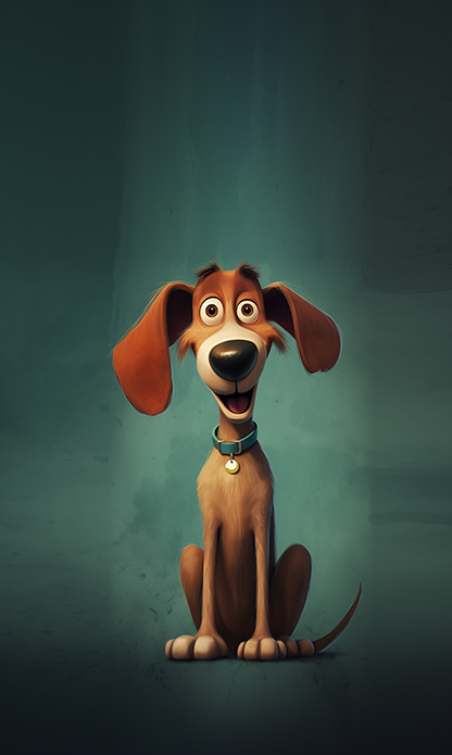 FREE Wallpaper: Hux Cartoon dog