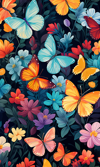 FREE Wallpaper: Butterflies