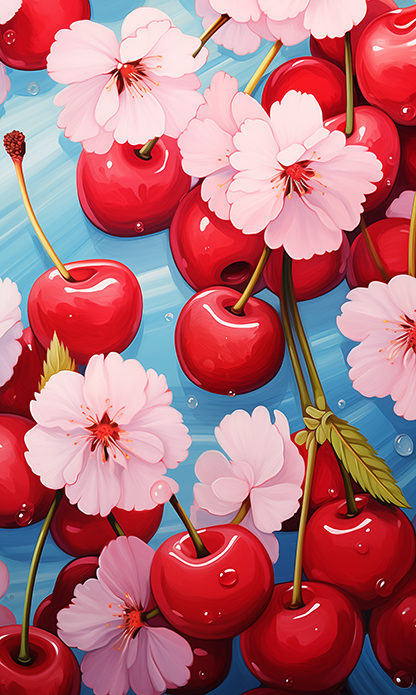 FREE Wallpaper: Cherries #04