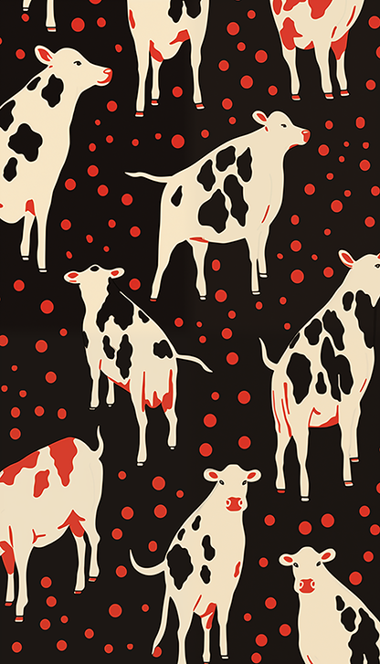 FREE Wallpaper: Cow pattern