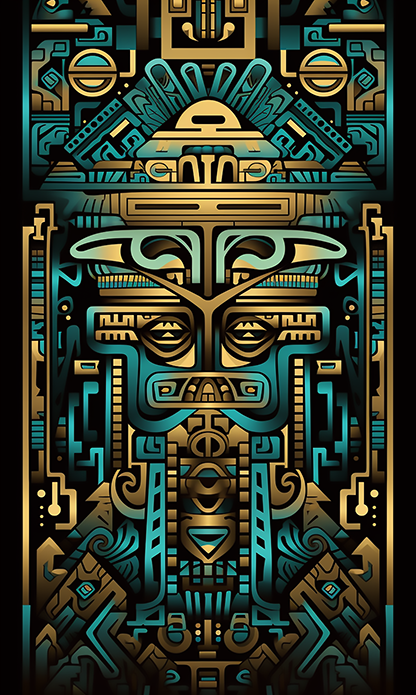 FREE Wallpaper: Aztec Vibes 02