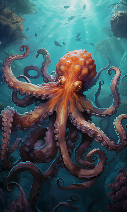 FREE Wallpaper: Octopus #02