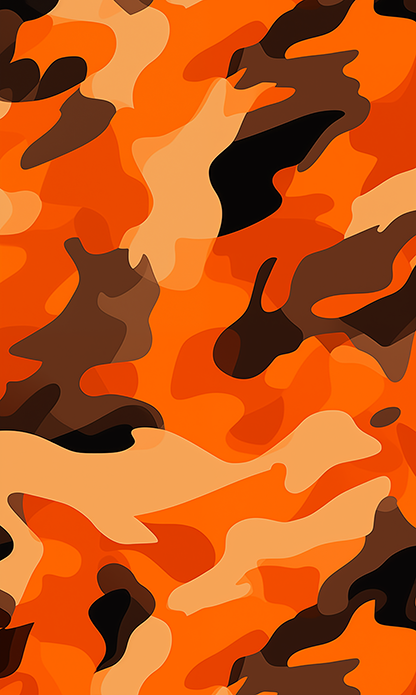 FREE Wallpaper: Orange Camouflage